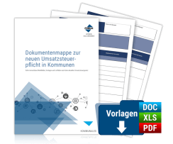 cover_Dokumentenmappe zur neuen Umsatzsteuerpflicht in Kommunen